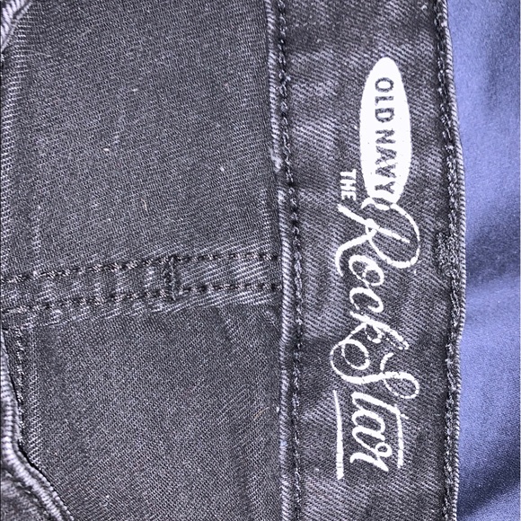 Black distressed rockstar jeans - Picture 3 of 5